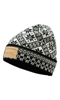 Dale of Norway Bjoroy Unisex Norwegian Wool Hat Black Off White Shop