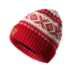 Dale of Norway Cortina 1956 Hat - Norwegian Wool Red White New