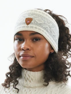 Dale of Norway Cortina 1956 Headband - Norwegian Wool Grey White Best