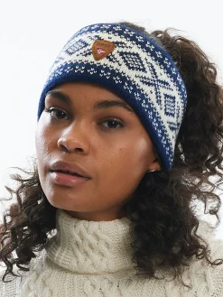 Dale of Norway Cortina 1956 Headband - Norwegian Wool Navy White Cheap