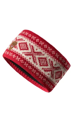 Dale of Norway Cortina 1956 Headband - Norwegian Wool Red White Cheap
