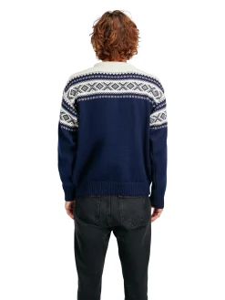 Dale of Norway Cortina 1956 Unisex Sweater - Norwegian Wool Navy Off-White Best Sale