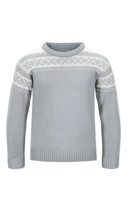 Dale of Norway Cortina Kids' Sweater - Merino Wool Lightcharcoal Offwhite Online