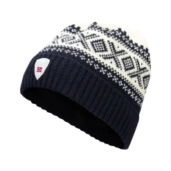 Dale of Norway Cortina Thin Wool Hat - Norwegian Wool Navy Offwhite Hot