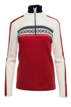 Dale of Norway Dystingen Women's Merino Wool Sweater Raspberry Hot
