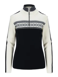 Dale of Norway Dystingen Women's Merino Wool Sweater Black Schiefer Outlet