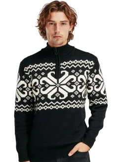 Dale of Norway Falkeberg Men's Sweater Black Offwhite Fashion