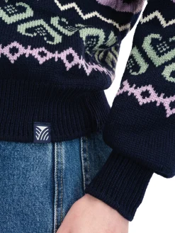 Dale of Norway Falkeberg Women's Sweater Navy Lavender Green Offwhite Best Sale