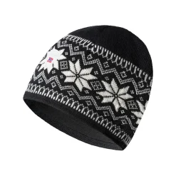 Dale of Norway Garmisch Hat - Merino Wool Black White Outlet