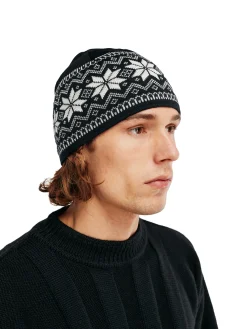 Dale of Norway Garmisch Hat - Merino Wool Black White Outlet