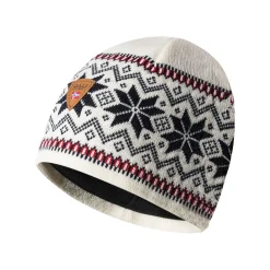 Dale of Norway Garmisch Hat - Merino Wool White Red Navy Online