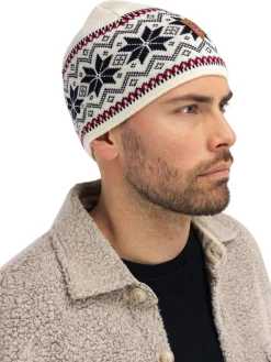 Dale of Norway Garmisch Hat - Merino Wool White Red Navy Online