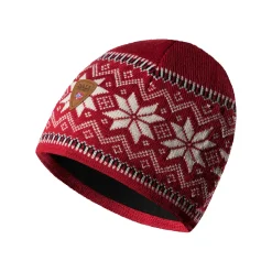 Dale of Norway Garmisch Hat - Merino Wool Red Offwhite Navy Fashion