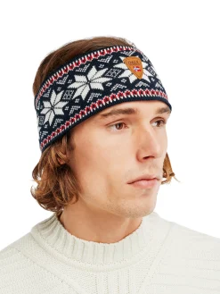 Dale of Norway Garmisch Headband - Merino Wool Navy Off White Raspberry Discount