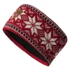 Dale of Norway Garmisch Headband - Merino Wool Raspberry Offwhite Navy New