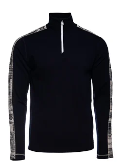 Dale of Norway History Basic Men's Sweater - Superfine Merino Navy Offwhite Clearance