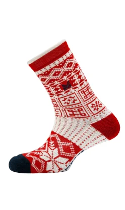 Dale of Norway History Wool Socks Raspberry Offwhite Navy Clearance