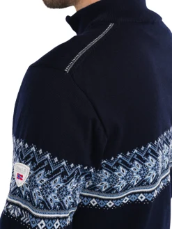 Dale of Norway Hovden Men's Jacket - Merino Wool Navy Offwhite Blueshadow Smoke Discount