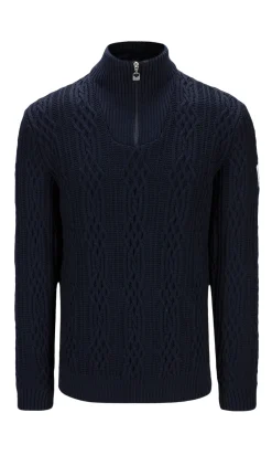 Dale of Norway Hoven Men's Knit Sweater Navy Best
