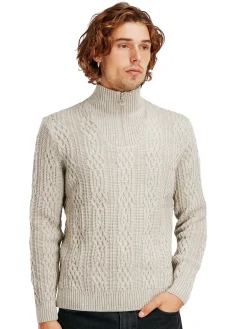 Dale of Norway Hoven Men's Knit Sweater Sand Outlet