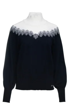 Dale of Norway Isfrid Women's Merino Wool Sweater Marine Cheap