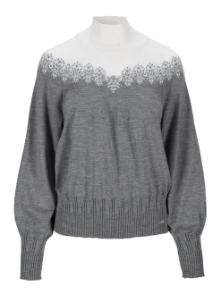 Dale of Norway Isfrid Women's Merino Wool Sweater Grey Best Sale