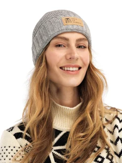 Dale of Norway Maloy Unisex Merino Wool Hat Light Charcoal Outlet
