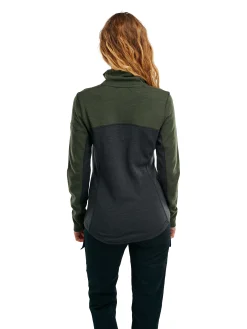 Dale of Norway Moritz Basic Women's Sweater - Superfine Merino Darkgreen Darkcharcoal Offwhit Shop