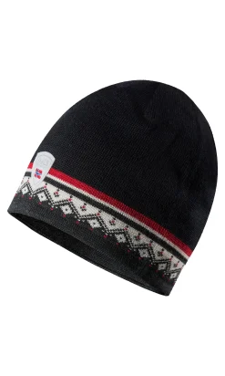 Dale of Norway Moritz Hat - Merino Wool Darkcharcoal Raspberry Offwhit Store