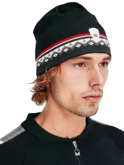 Dale of Norway Moritz Hat - Merino Wool Darkcharcoal Raspberry Offwhit Store