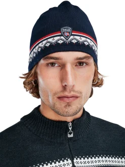 Dale of Norway Moritz Hat - Merino Wool Navy Raspberry Offwhite Store