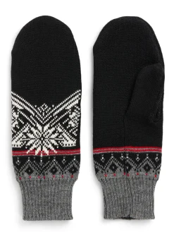 Dale of Norway Moritz Unisex Merino Wool Mittens Black Smoke Offwhite Discount