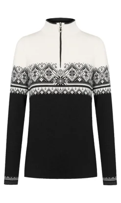 Dale of Norway Moritz Women's Sweater - Merino Wool Black White Darkcharcoal Online