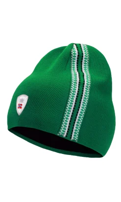 Dale of Norway Mount Olympus Unisex Merino Wool Hat Brightgreen Offwhite Navy Discount
