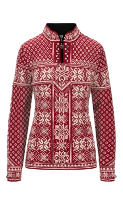 Dale of Norway Peace Women's Knit Sweater Redrose Offwhite Best Sale