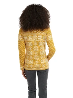 Dale of Norway Peace Women's Knit Sweater Mustard Flash Sale