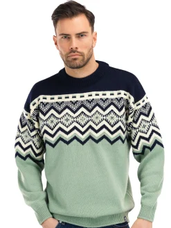 Dale of Norway Randaberg Men's Sweater Dustygreen Navy Offwhite Best Sale