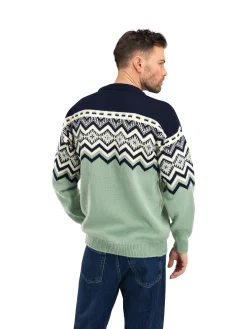 Dale of Norway Randaberg Men's Sweater Dustygreen Navy Offwhite Best Sale