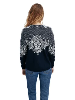 Dale of Norway Rosendal Women's Jacket Navy Offwhite Ultramarine Online