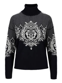 Dale of Norway Rosendal Women's Sweater Navy Offwhite Best