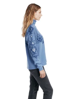 Dale of Norway Rosendal Women's Sweater Blueshadow Indigo New
