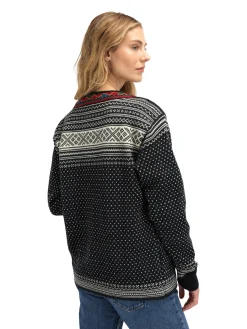 Dale of Norway Setesdal Lusekofte Jacket - Norwegian Wool Black Offwhite Flash Sale