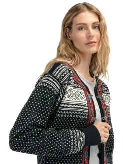 Dale of Norway Setesdal Lusekofte Jacket - Norwegian Wool Black Offwhite Flash Sale