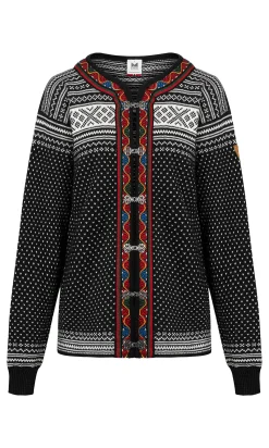 Dale of Norway Setesdal Lusekofte Jacket - Norwegian Wool Black Offwhite Flash Sale