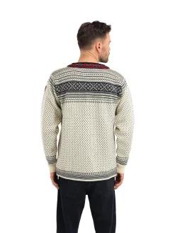 Dale of Norway Setesdal Lusekofte Jacket - Norwegian Wool Offwhite Black Cheap