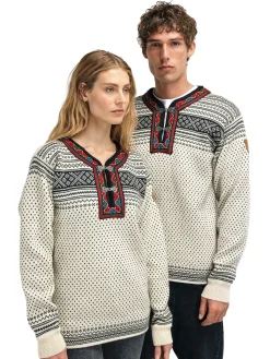 Dale of Norway Setesdal Sweater - Norwegian Wool Offwhite Black Online