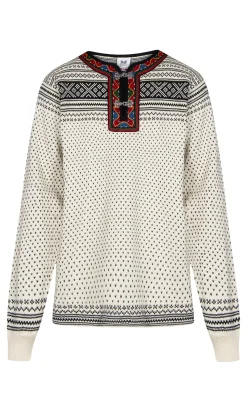 Dale of Norway Setesdal Sweater - Norwegian Wool Offwhite Black Online