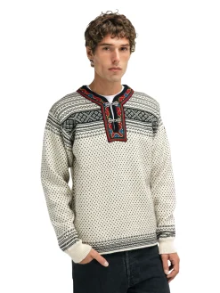 Dale of Norway Setesdal Sweater - Norwegian Wool Offwhite Black Online
