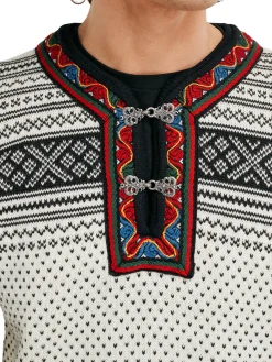 Dale of Norway Setesdal Sweater - Norwegian Wool Offwhite Black Online