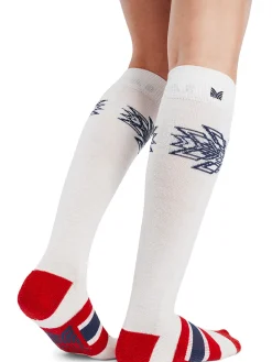 Dale of Norway Spirit Wool Socks High Offwhite Navy Raspberry Store